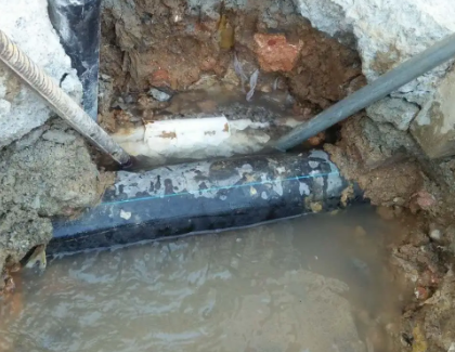 桂平测漏水之水管漏水